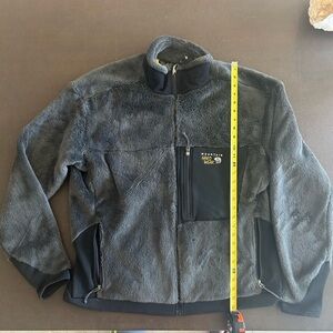 Mountain Hardwear Men's Charcoal Performance Fleece Jacket XXL